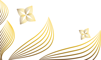 beautiful gold ornament png