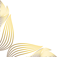 beautiful gold ornament png