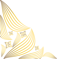 schön Gold Ornament png