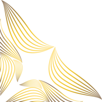 beautiful gold ornament png