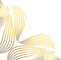 beautiful gold ornament png