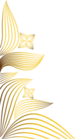 beautiful gold ornament png