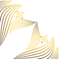 schön Gold Ornament png