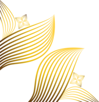 schön Gold Ornament png