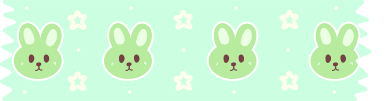 Hand drawn decorative washi tape collection png