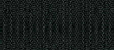 Hexagon pattern gradient. Seamless background. Abstract honeycomb background in black color. Vector illustration