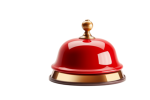 AI generated Service Bell on Transparent Background. AI png