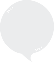 speech bubble balloon icon sticker memo keyword planner text box banner, flat png transparent element design