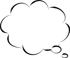 Black and white speech bubble balloon, icon sticker memo keyword planner text box banner, flat png transparent element design