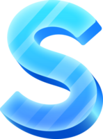 Ice Alphabet Letter S png