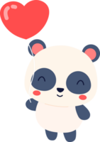 Panda et ballon png