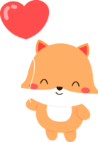 Fox And Balloon png