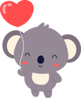 coala y globo png