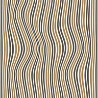 modern simple abstract seamlees lite and dark brown color wavy distort vertical line pattern vector