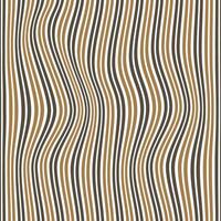 modern simple abstract seamlees lite and dark brown color wavy distort vertical line pattern vector