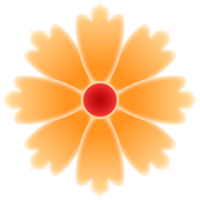 ilustração de flor amarela png