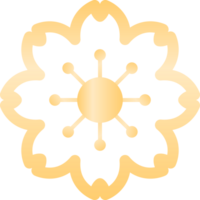 Novo ano flor ícone png