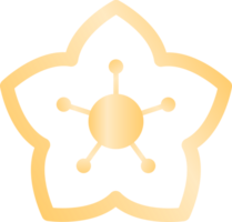 Novo ano flor ícone png