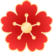 Mond- Neu Jahr Blume png