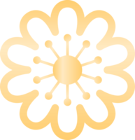 nuevo año flor icono png