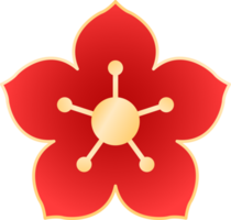 maan- nieuw jaar bloem png