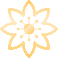 Neu Jahr Blume Symbol png