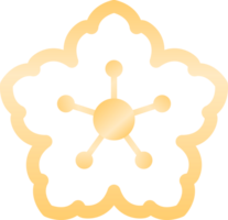 Novo ano flor ícone png