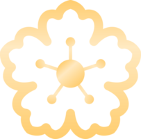 Novo ano flor ícone png