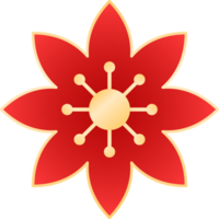 lunaire Nouveau année fleur png