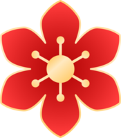 lunaire Nouveau année fleur png