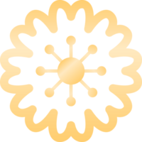 nuevo año flor icono png