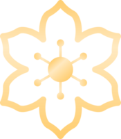 Neu Jahr Blume Symbol png