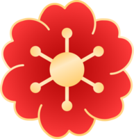 lunar Novo ano flor png