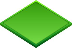 Green Frame Illustration png