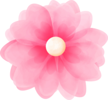 Pink Watercolor Flower png