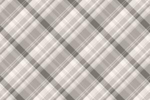 Mix texture seamless check, figure vector plaid fabric. Illustration tartan pattern textile background in white and grey colors.
