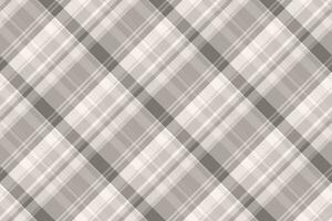 Mix texture seamless check, figure vector plaid fabric. Illustration tartan pattern textile background in white and grey colors.