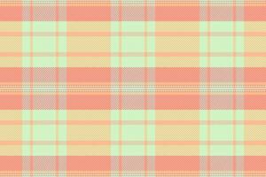 Awesome texture plaid background, template vector fabric check. Model tartan seamless textile pattern in light and orange colors.