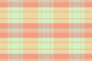 Awesome texture plaid background, template vector fabric check. Model tartan seamless textile pattern in light and orange colors.