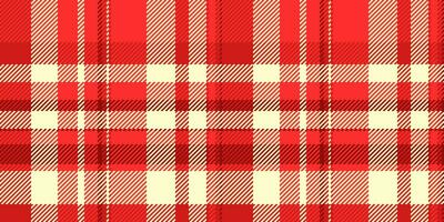 Napkin vector textile seamless, sketch background tartan check. Revival plaid texture pattern fabric in red and lemon chiffon colors.