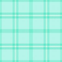 Sixties vector textile plaid, fit seamless background tartan. Picture check fabric pattern texture in light and teal colors.
