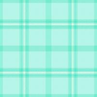 Sixties vector textile plaid, fit seamless background tartan. Picture check fabric pattern texture in light and teal colors.