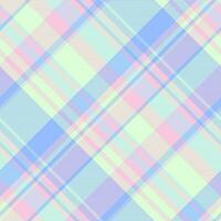 Plaid fabric check of tartan vector seamless with a background textile texture pattern.