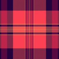 Seamless background textile of check fabric tartan with a pattern texture plaid vector. vector