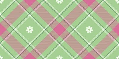 Spring gingham pattern, seamless checked plaids. Pastel vichy background for print wrapping paper, gif card, invitation, Easter holiday design. vector
