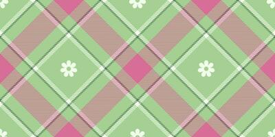 Spring gingham pattern, seamless checked plaids. Pastel vichy background for print wrapping paper, gif card, invitation, Easter holiday design. vector