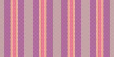 Funky texture seamless background, shirt lines stripe pattern. Manufactory fabric textile vertical vector in red and indigo colors.