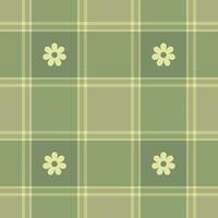 Spring gingham pattern, seamless checked plaids. Pastel vichy background for tablecloth, napkin, dress, Easter holiday textile design. vector