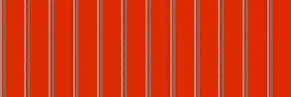 Pretty texture vector pattern, revival lines background textile. Unique seamless stripe vertical fabric in red and cyan colors.