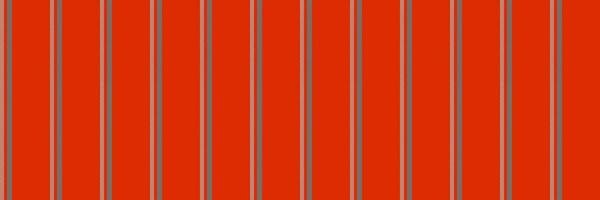 Pretty texture vector pattern, revival lines background textile. Unique seamless stripe vertical fabric in red and cyan colors.